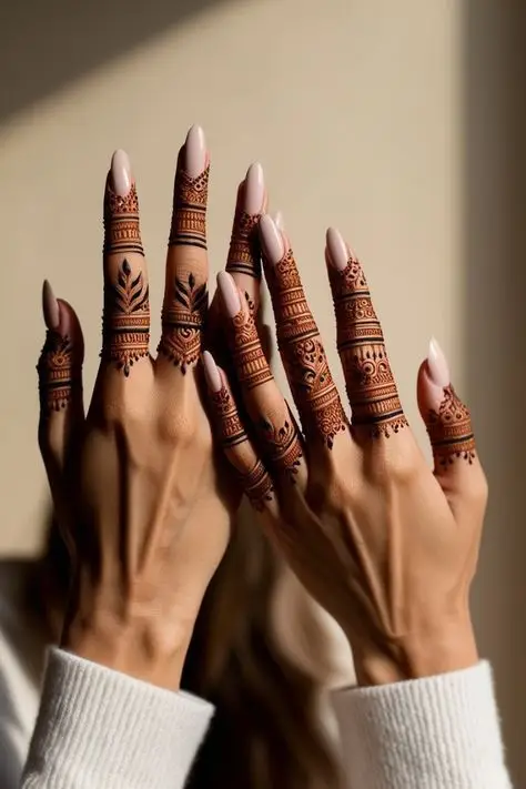back hand mehndi design arabic easy