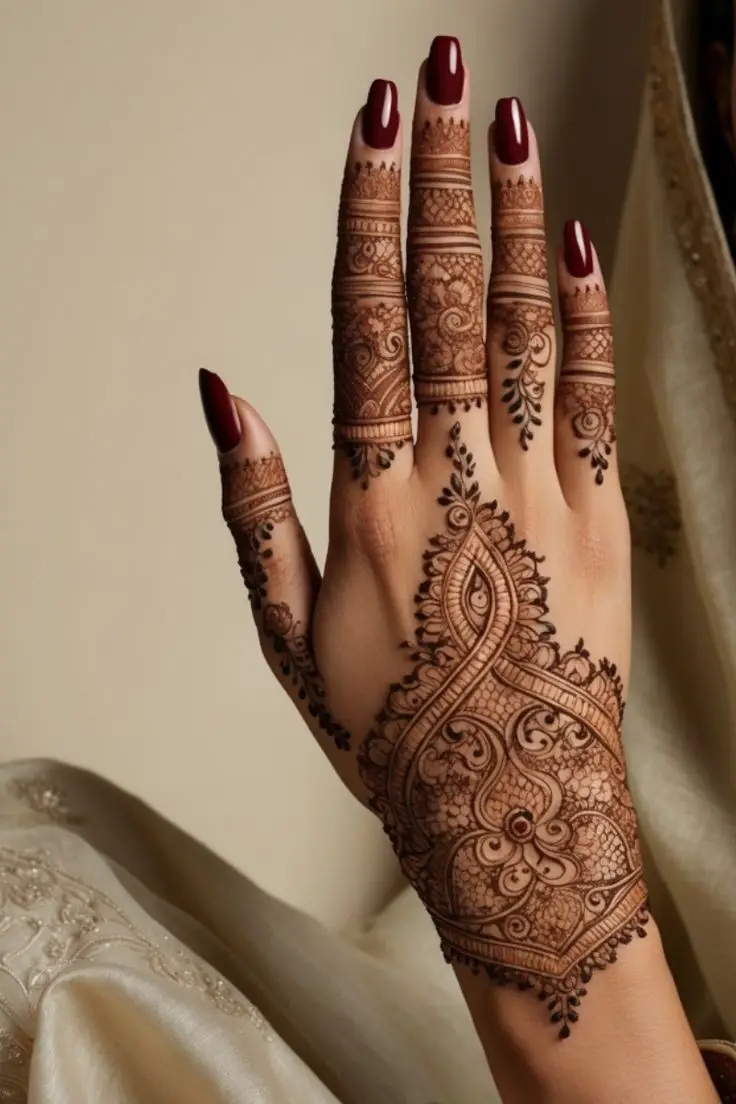 back hand mehndi design chex