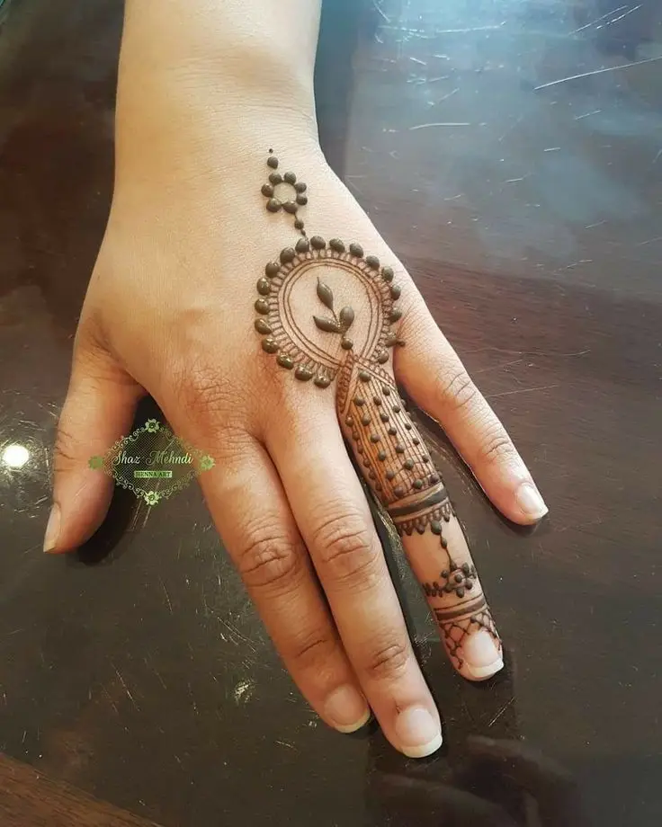 back hand mehndi design easy full hand