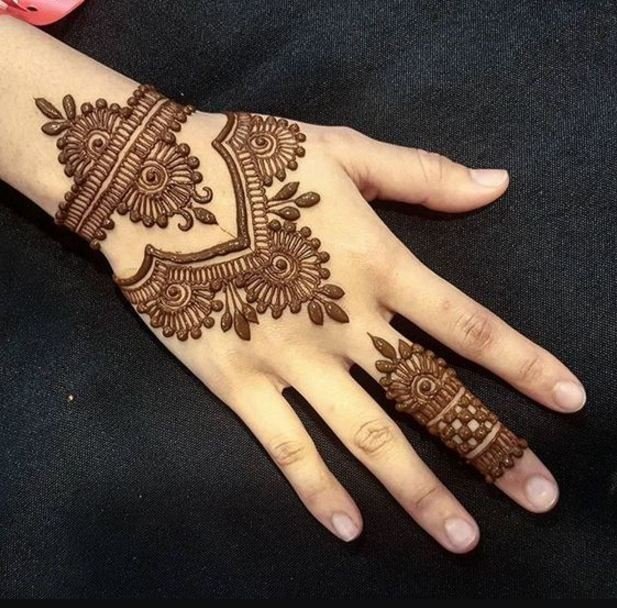 arabic easy simple mehndi designs for kids step by step
