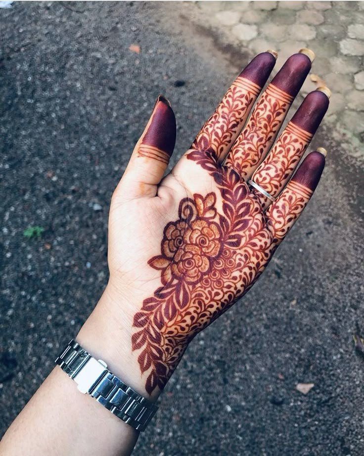 arabic front hand mehndi