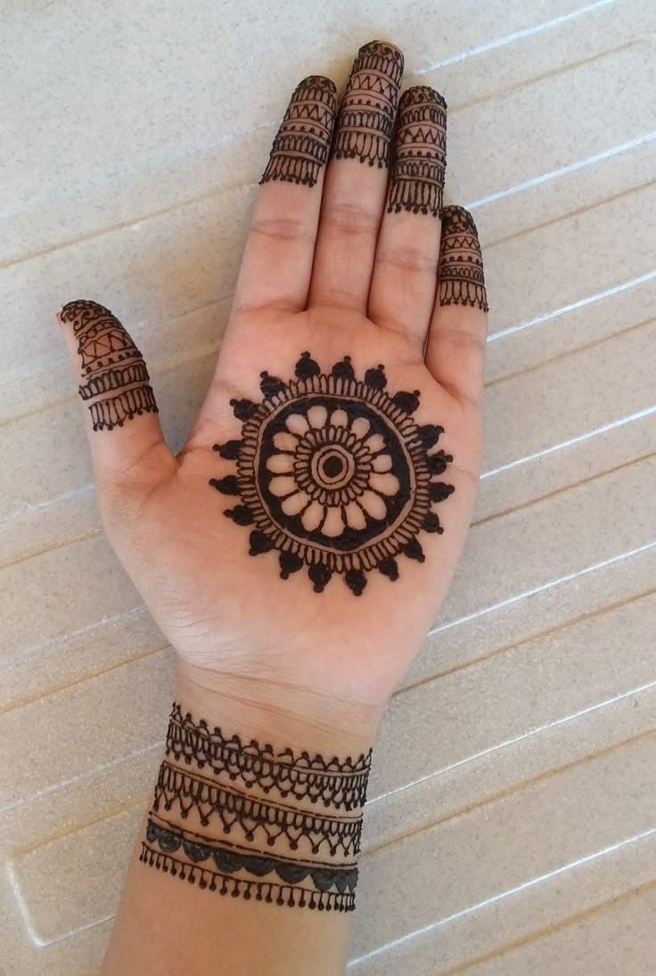 arabic front hand mehndi