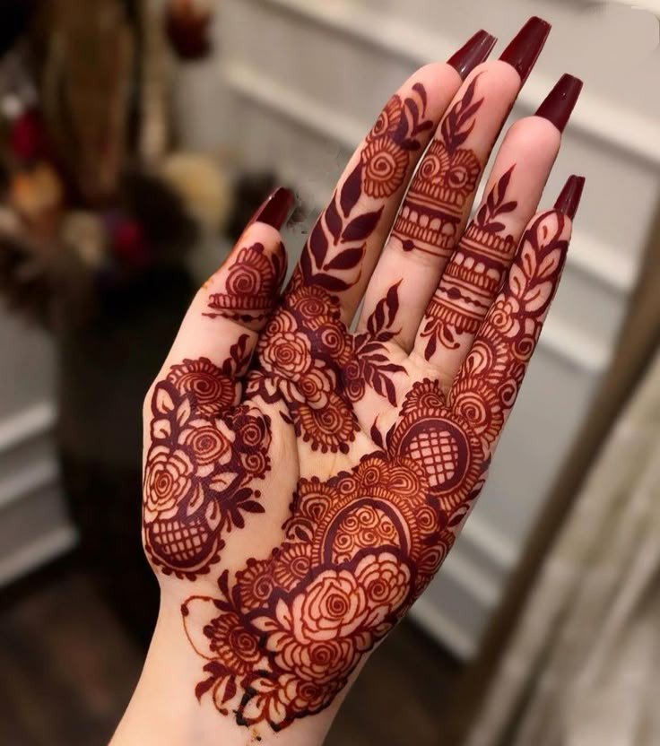 arabic front hand mehndi