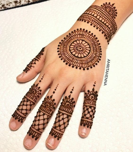 arabic mehndi designs for kids