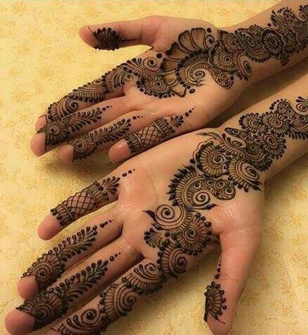 arabic simple mehndi design photo new