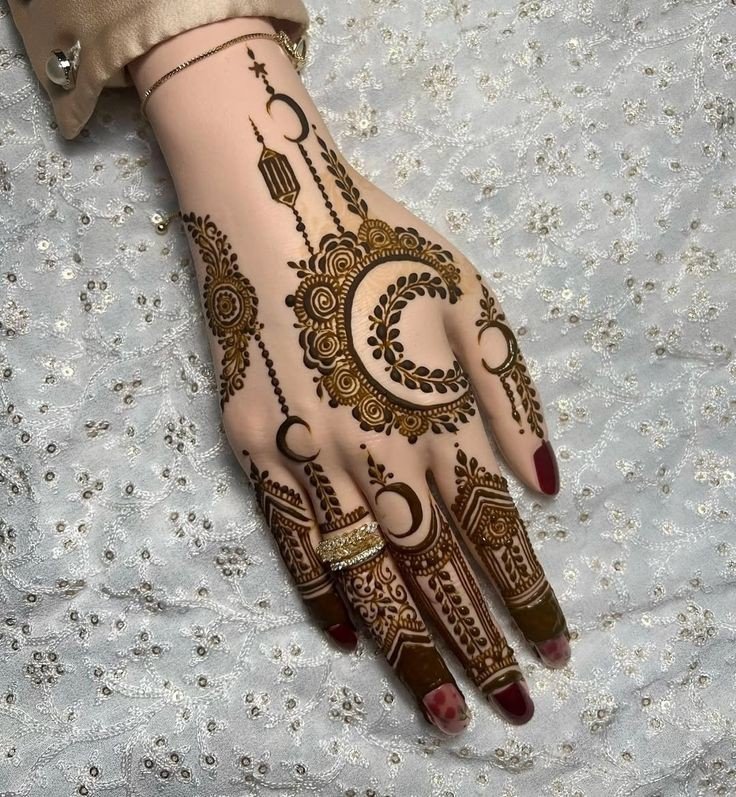 back hand mehndi design for kids