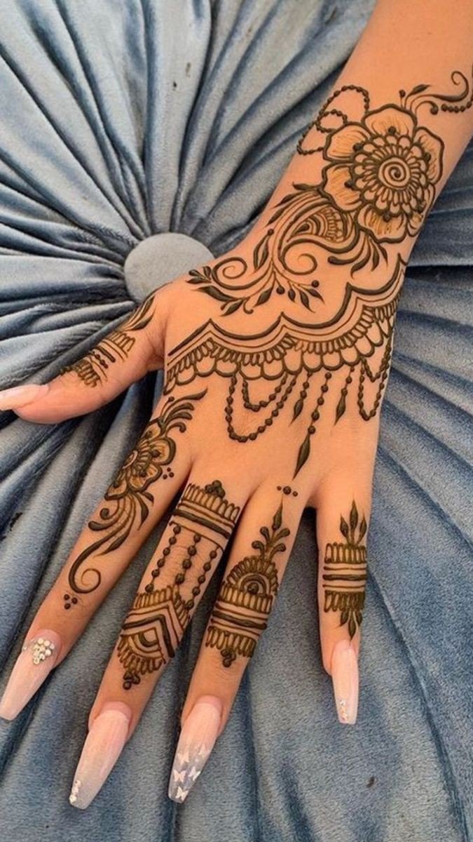 bail mehndi design for kids