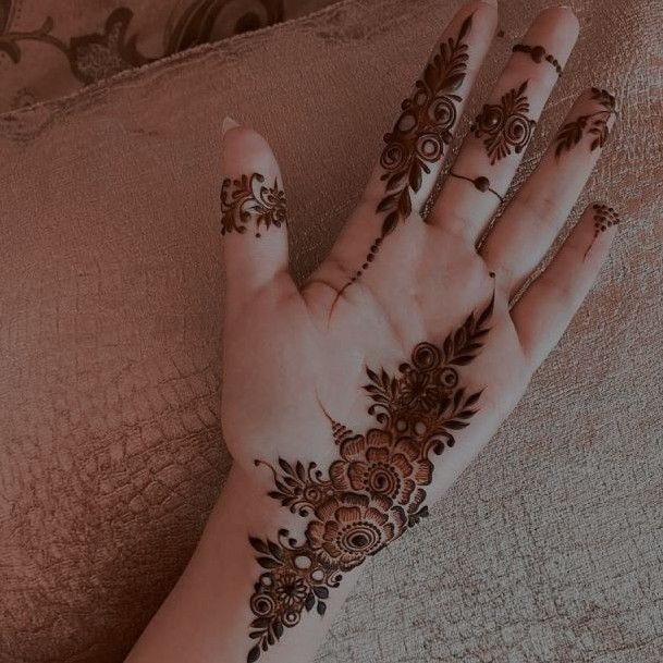 cute easy simple mehndi designs for kids step by step