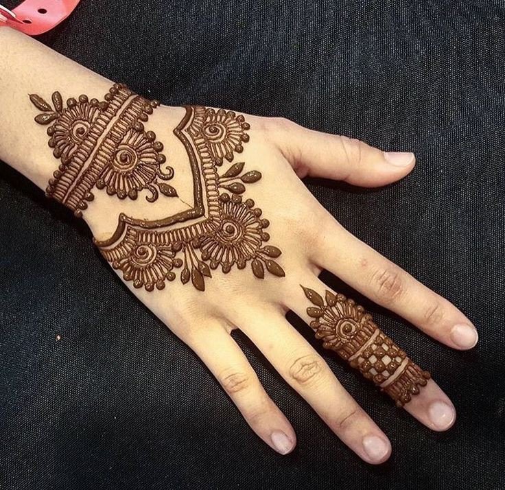 cute easy simple mehndi designs for kids step by step