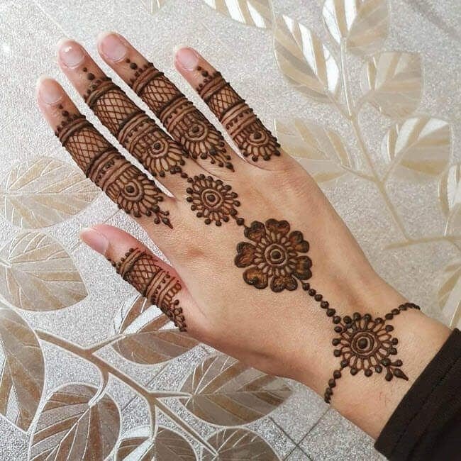 easy mehndi designs for kids and beginners