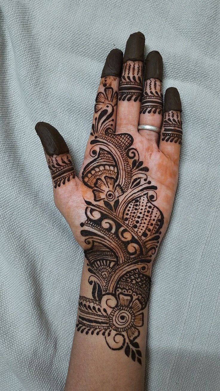 front hand mehndi design arabic simple and beautiful images