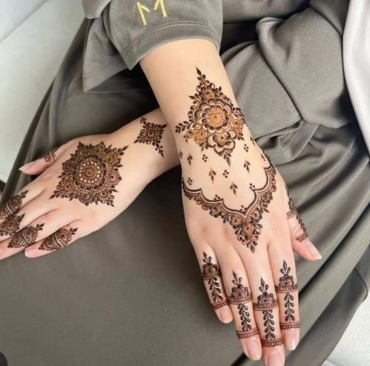 how to make simple mehndi design easy and beautiful