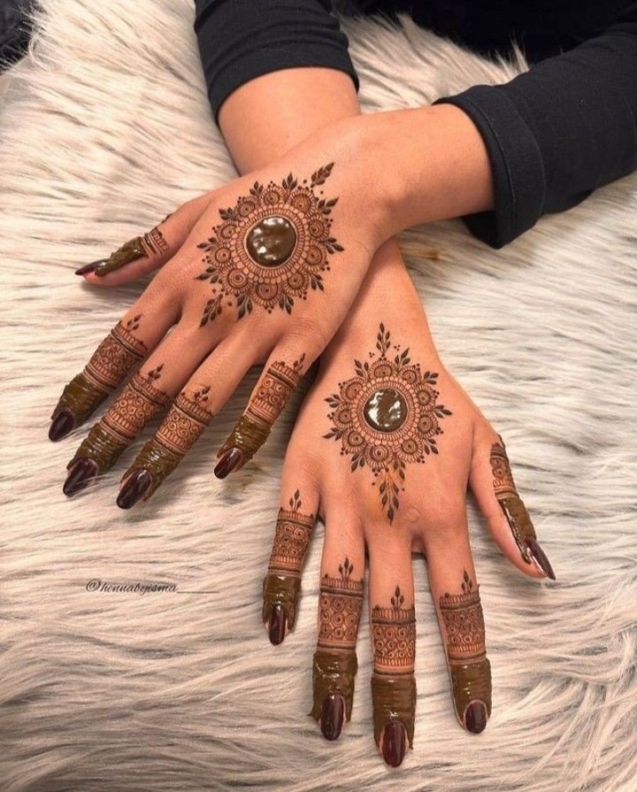 mandala simple mehndi design easy and beautiful