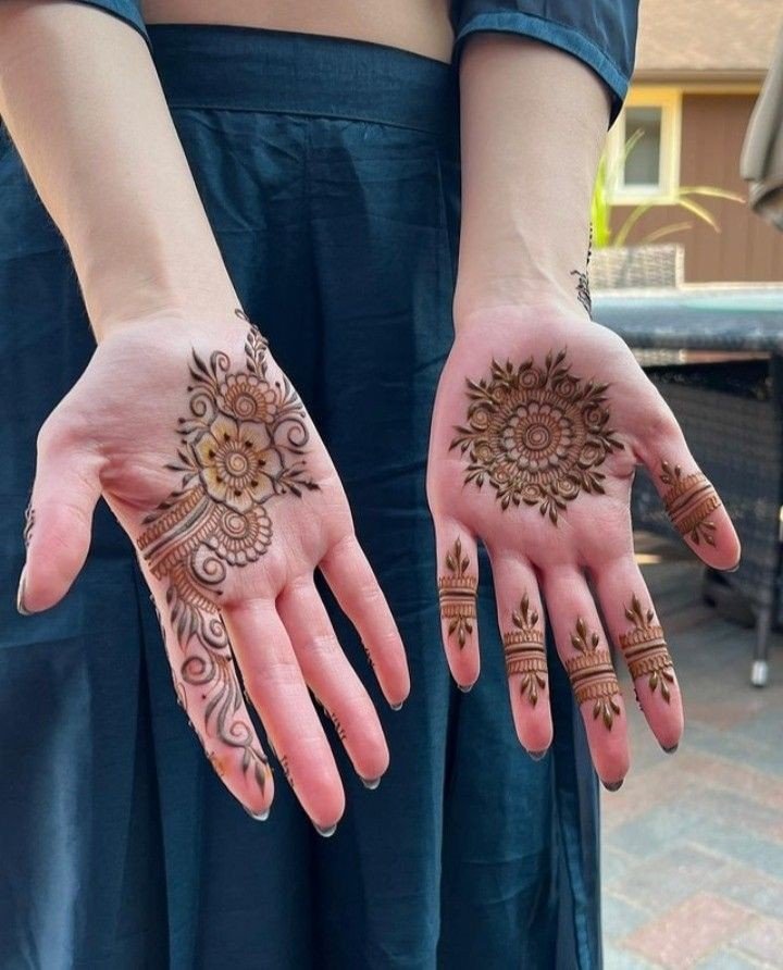 mehandi design simple mehndi design front hand
