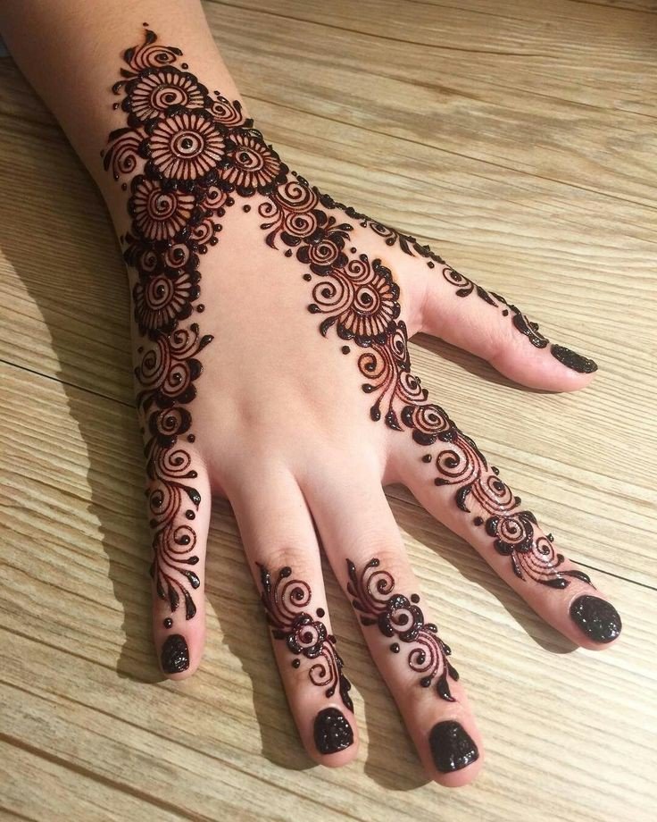 mehndi design photo simple simple and beautiful