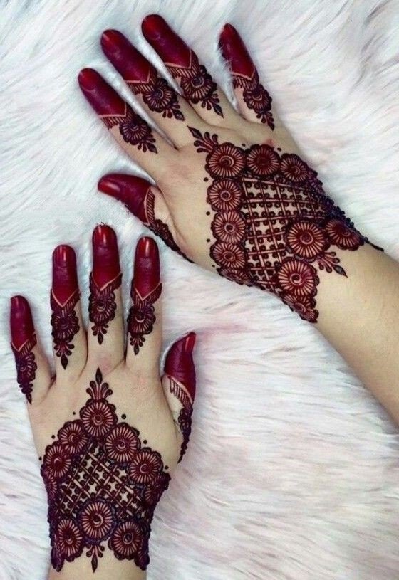 mehndi design simple and beautiful stylish front hand