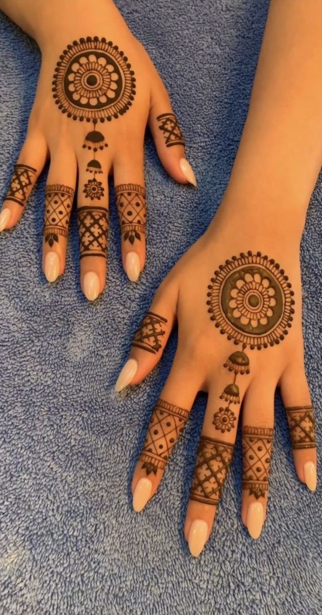 mehndi designs for kids back hand easy and beautiful