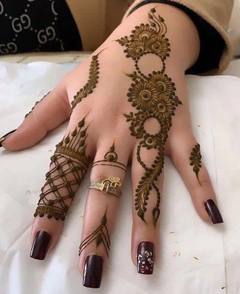 mehndi designs for kids cute