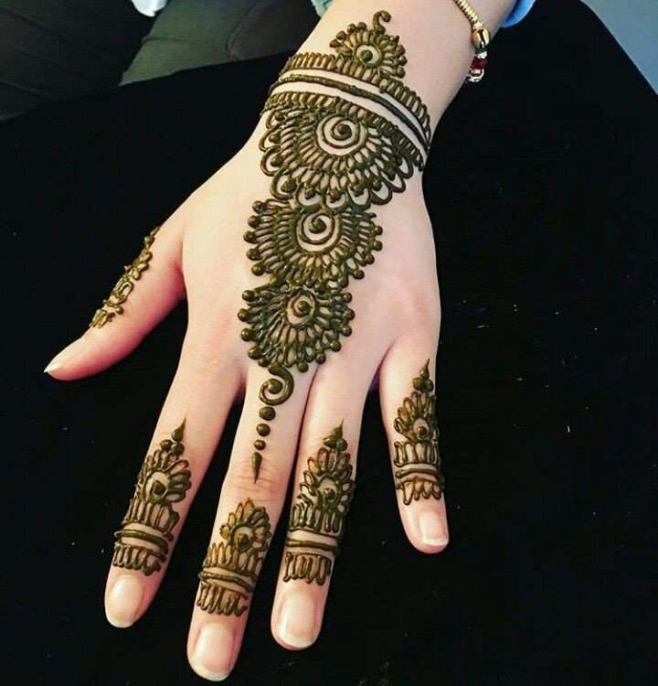 mehndi dress designs for kids simple