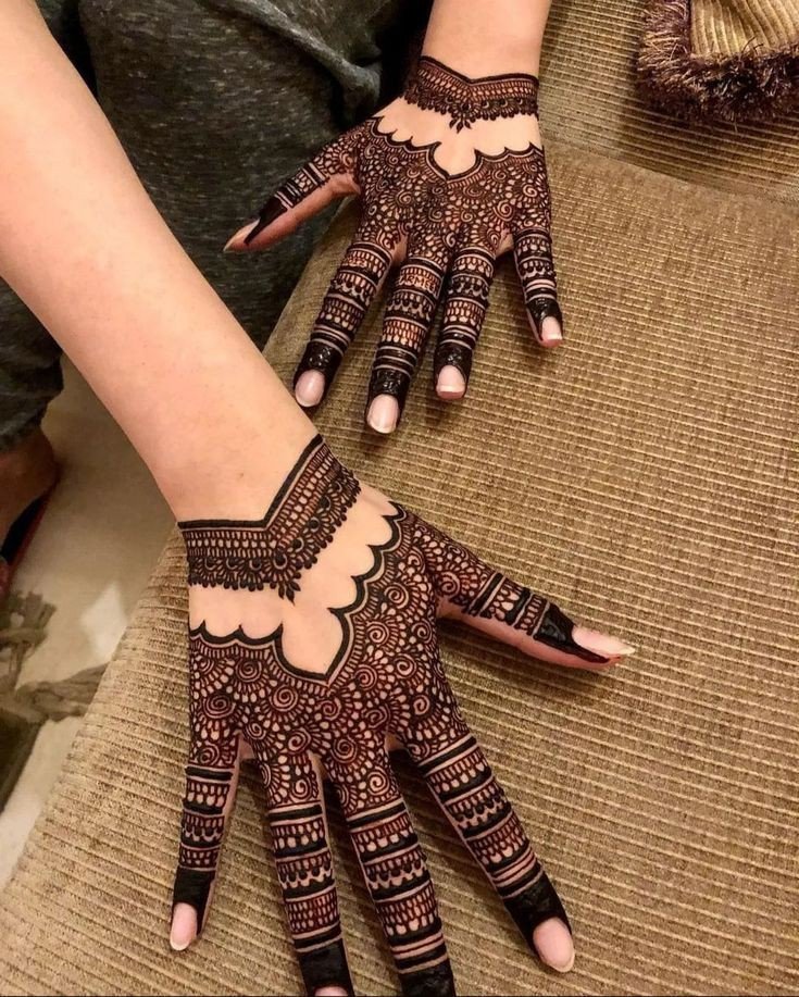 right hand simple mehndi design easy and beautiful