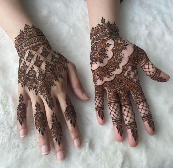 right hand simple mehndi design easy and beautiful