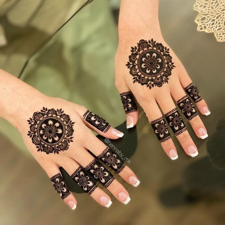 simple mehndi design and easy