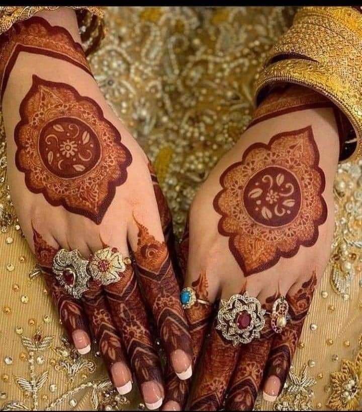 simple mehndi design arabic stylish front hand