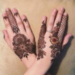 simple mehndi design baby shower