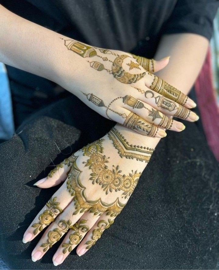 simple mehndi design beautiful