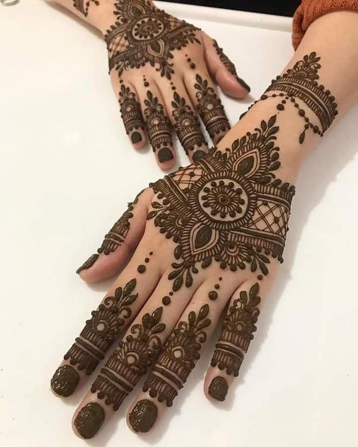 simple mehndi design bridal mehndi front hand stylish front hand
