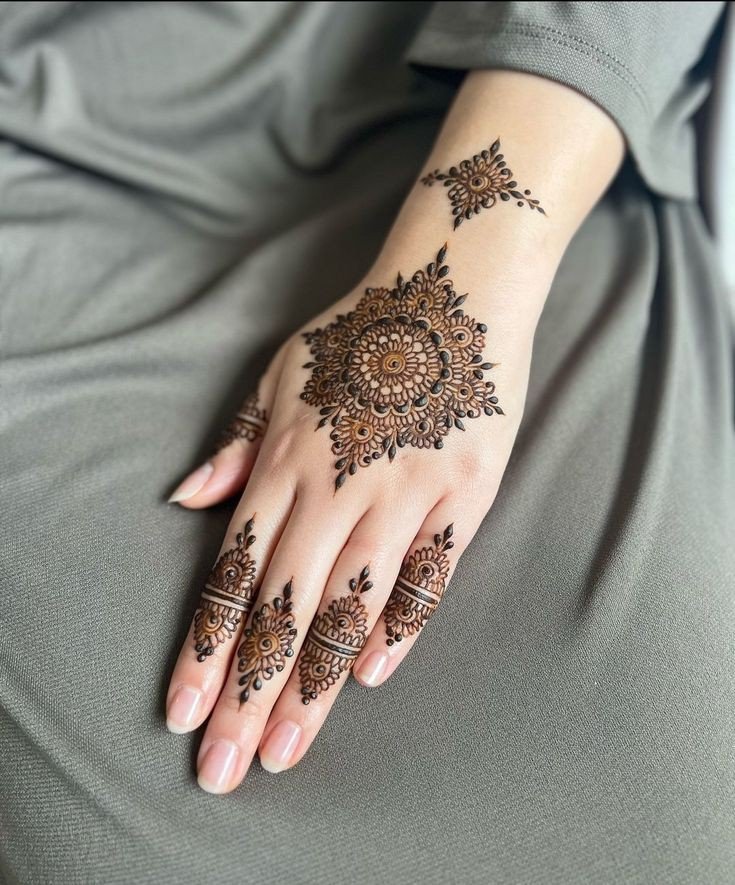 simple mehndi design design