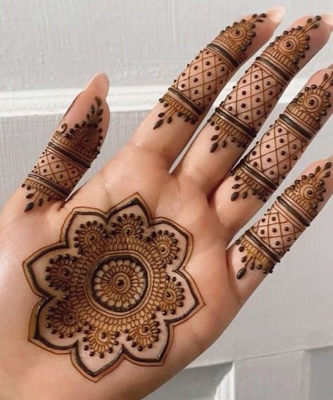simple mehndi design easy and beautiful full hand arabic