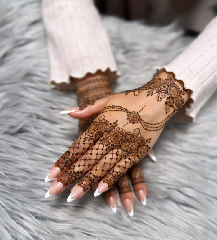 simple mehndi design easy and beautiful full hand arabic