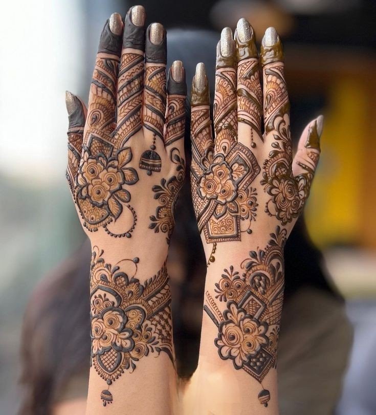simple mehndi design easy