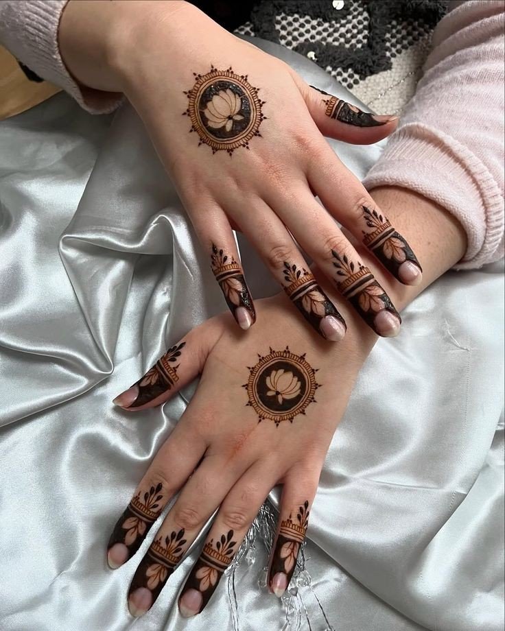 simple mehndi design eid