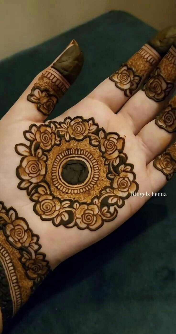 simple mehndi design for children easy and beautiful front hand