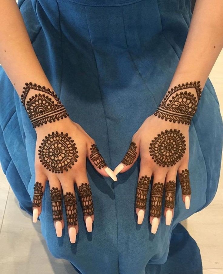 simple mehndi design for kids and beautiful