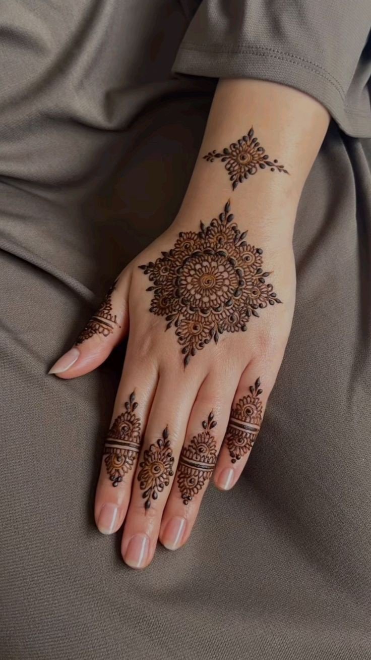 simple mehndi design images arabic