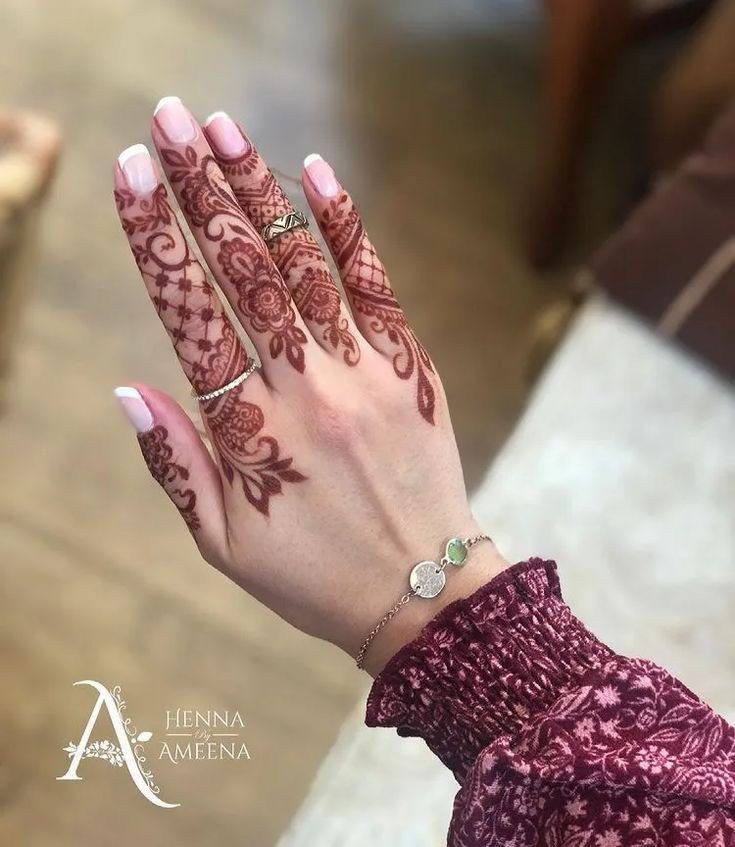 simple mehndi design images arham mehndi front hand stylish front hand