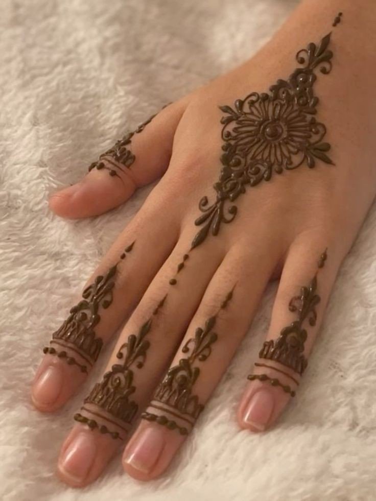 simple mehndi design images arham mehndi front hand stylish front hand