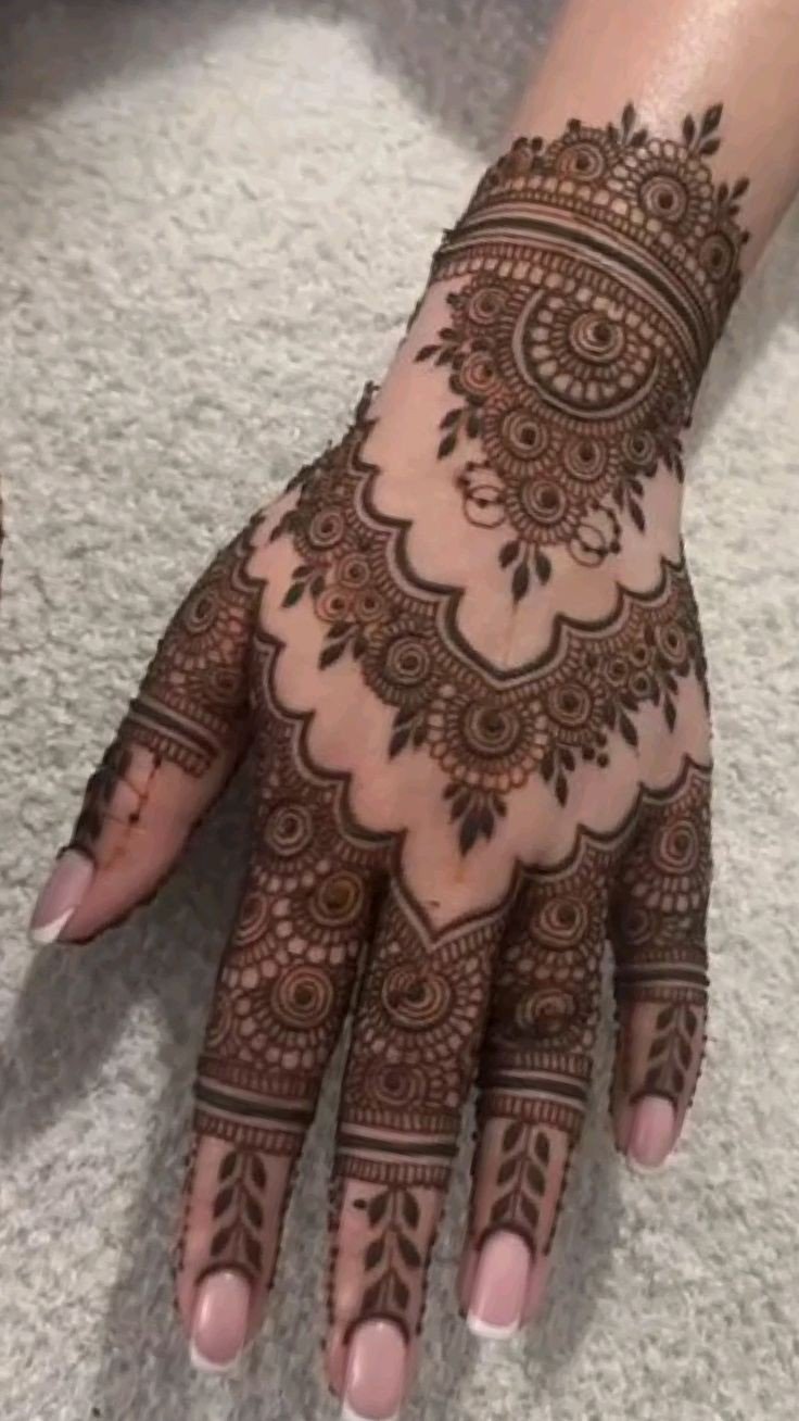 simple mehndi design photo full hand simple and beautiful