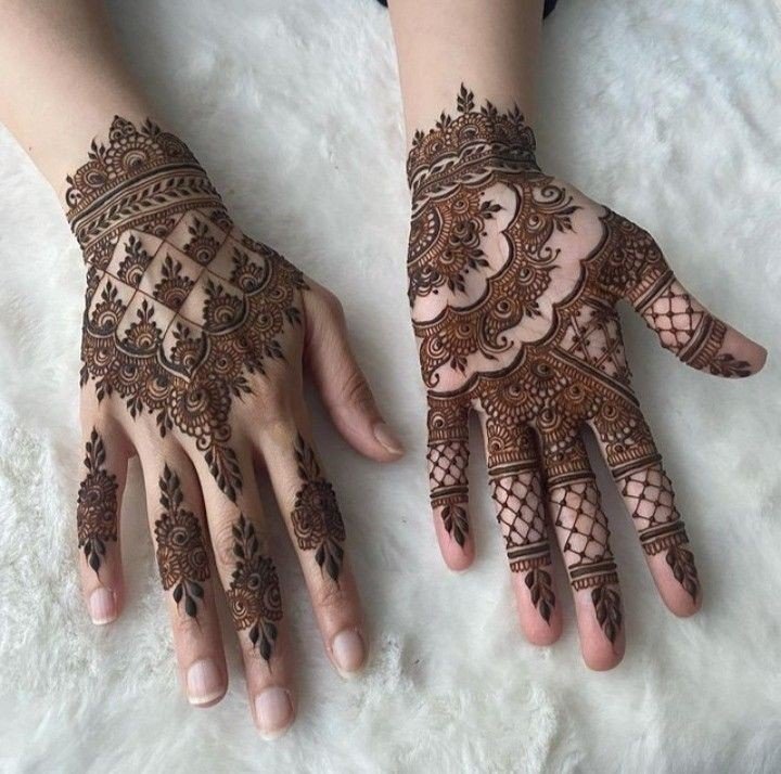 simple mehndi design photo kids