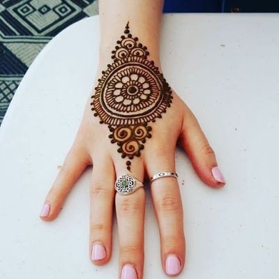 simple mehndi designs for kids arabic front hand