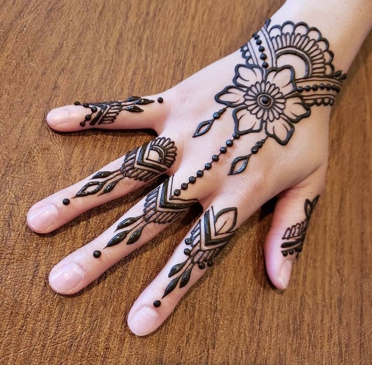 simple mehndi designs for kids easy and beautiful arabic