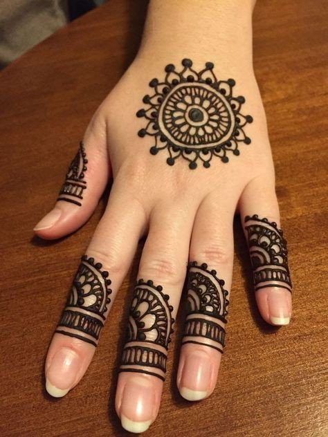 simple mehndi designs for kids easy and beautiful back hand
