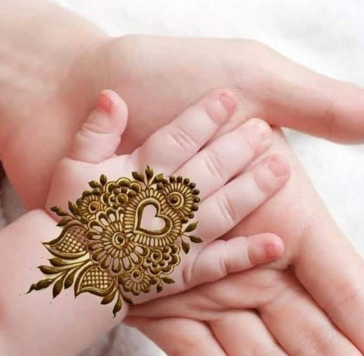 simple mehndi designs for kids for diwali