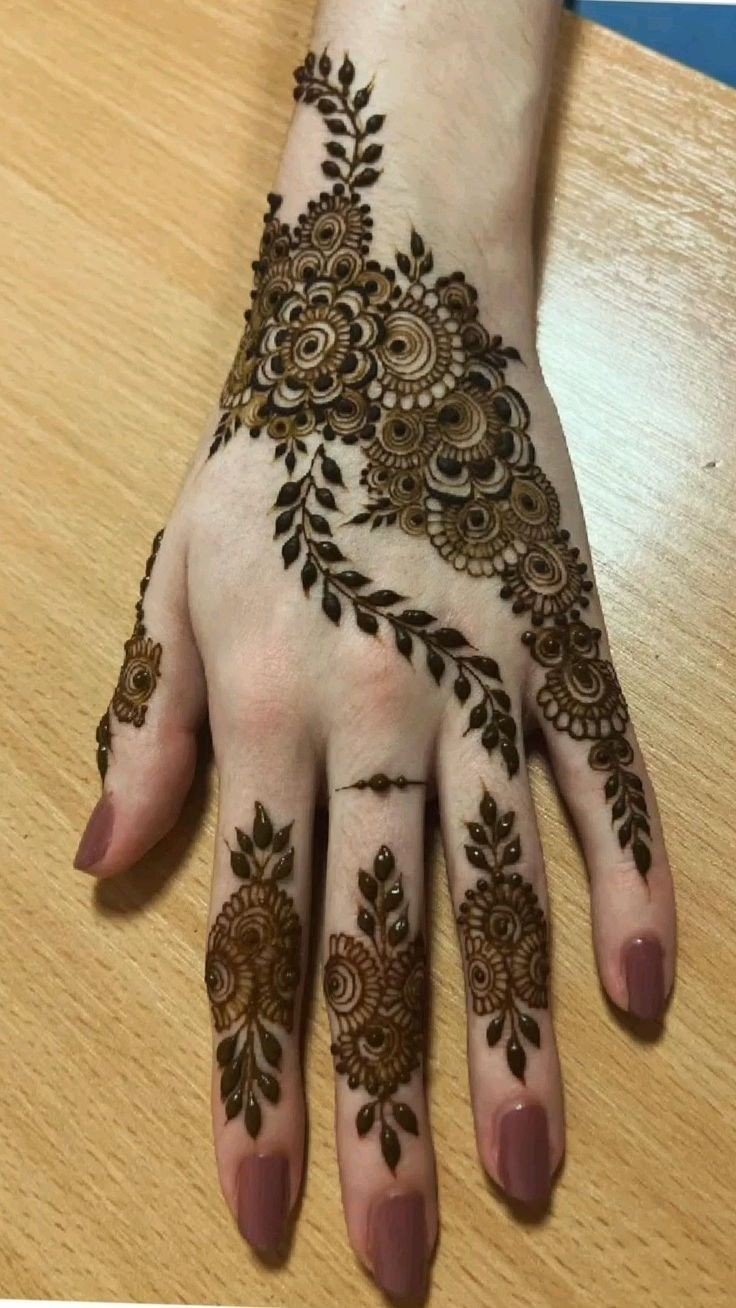 very simple mehndi design easy and beautiful